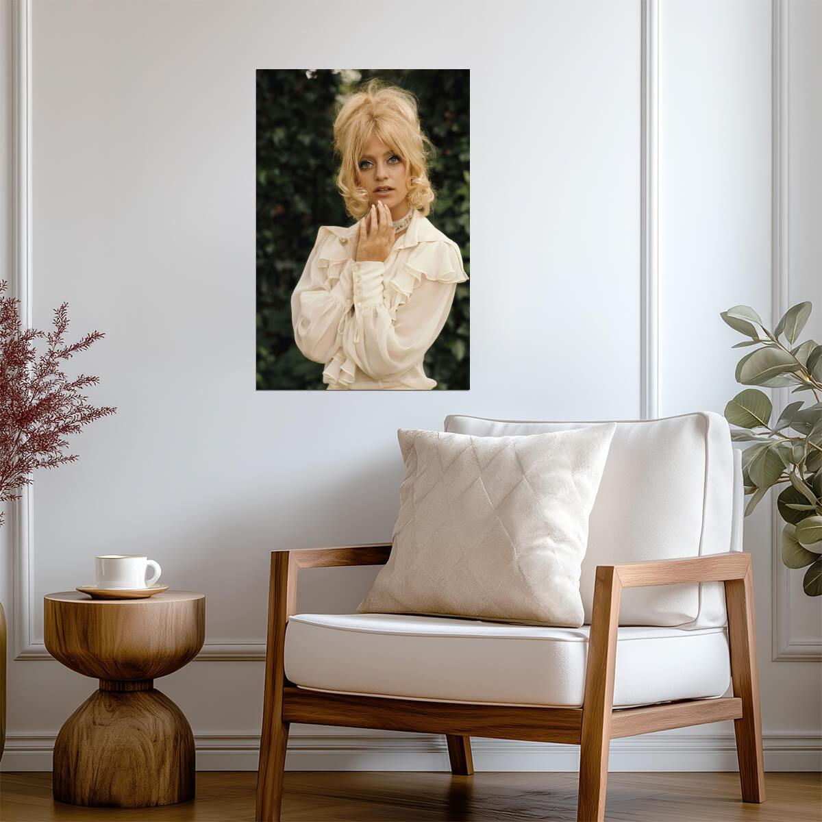 Goldie Hawn Young Blonde Portrait Poster | Actress Wall Art Print - Celebrities Poster