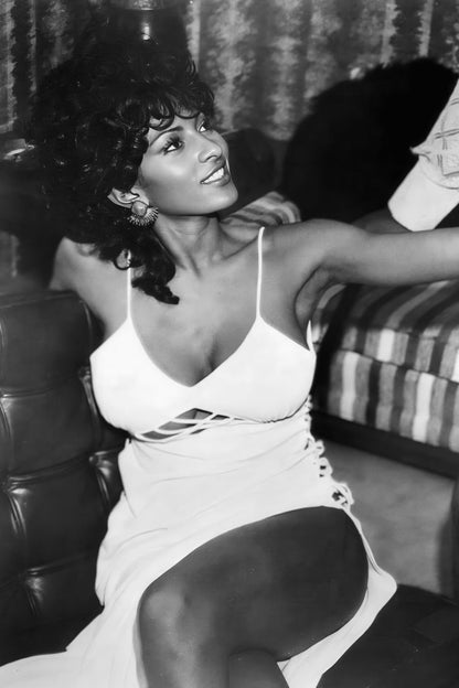 Pam Grier in Dress Poster | Sexy Actress Wall Art Print - Celebrities Poster