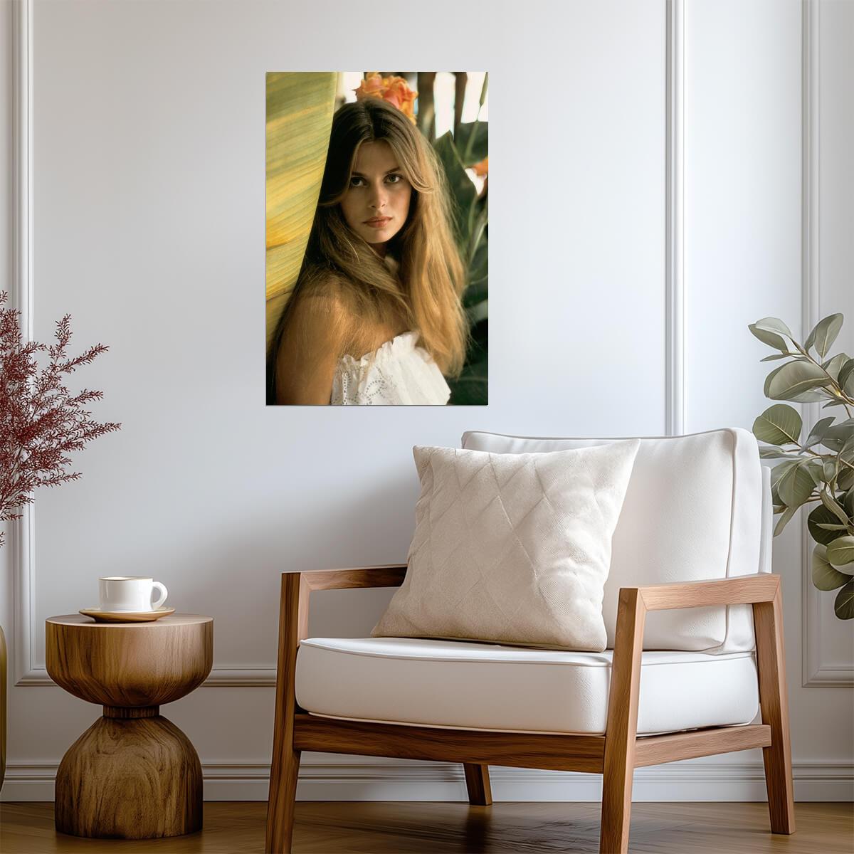 Nastassja Kinski Tropical Portrait Poster | Actress Wall Art Print - Celebrities Poster