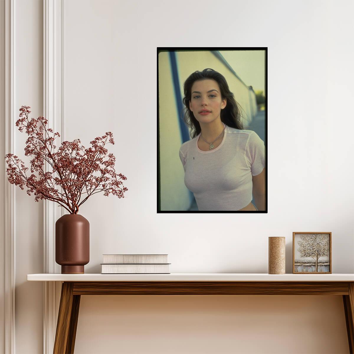 Liv Tyler 1997 Portrait Poster | Actress Wall Art Print - Celebrities Poster