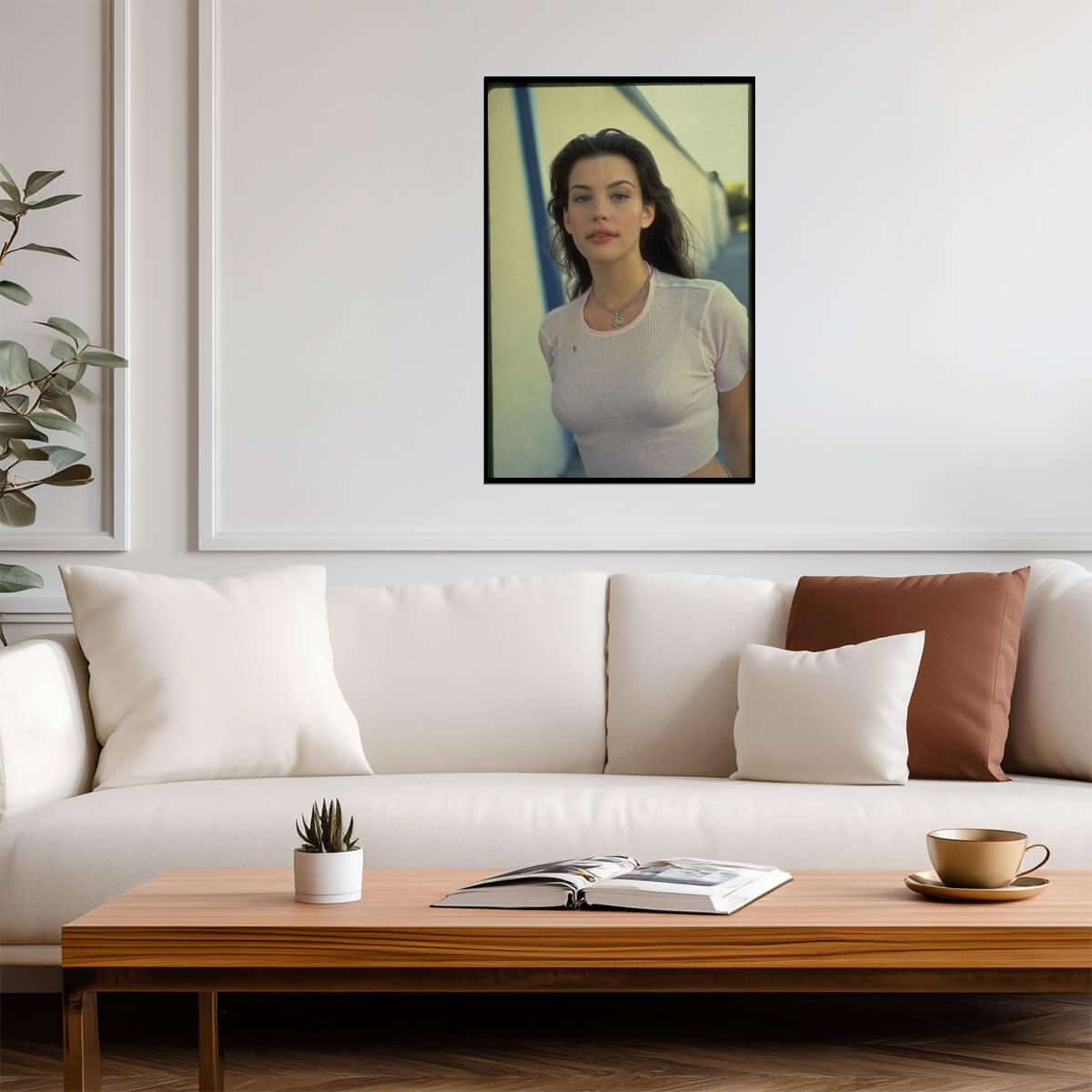 Liv Tyler 1997 Portrait Poster | Actress Wall Art Print - Celebrities Poster