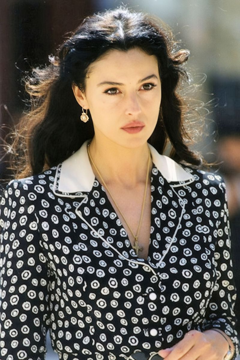 Monica Bellucci Vintage Portrait Poster | Malena 2000 Movie Wall Art Print - Celebrities Poster