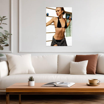 Keira Knightley Workout Poster | Sexy Actress Wall Art Print - Celebrities Poster