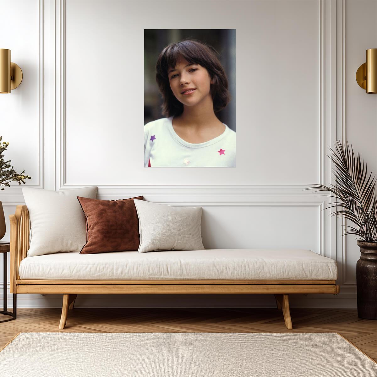 Sophie Marceau Young Portrait Poster | Actress Wall Art Print - Celebrities Poster