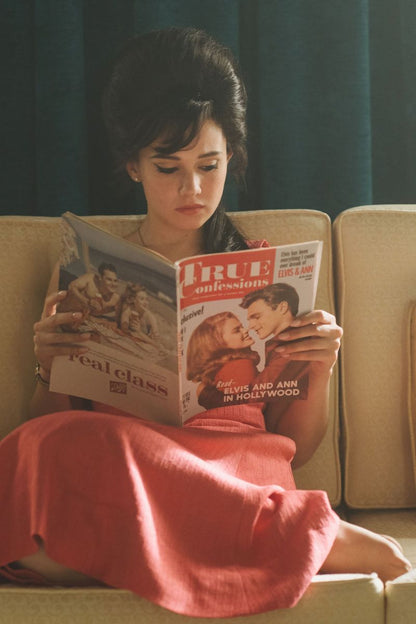Cailee Spaeny in Red Dress Poster | Reading Magazine Wall Art Print - Celebrities Poster