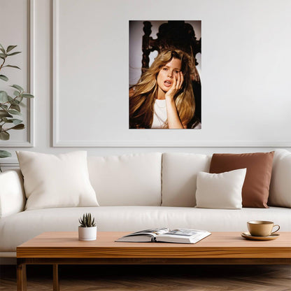 Kim Basinger Portrait Poster | Actress Wall Art Print - Celebrities Poster
