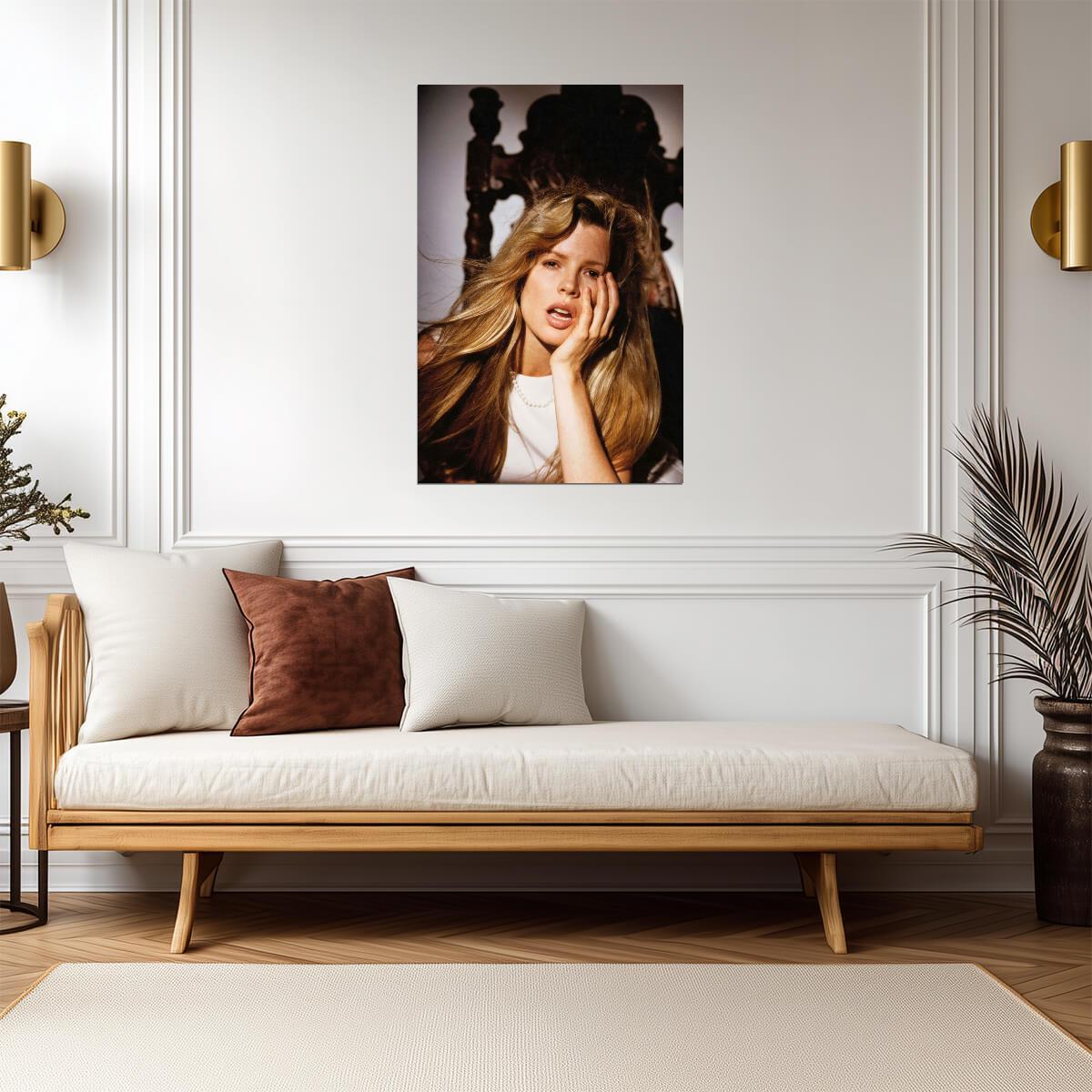 Kim Basinger Portrait Poster | Actress Wall Art Print - Celebrities Poster