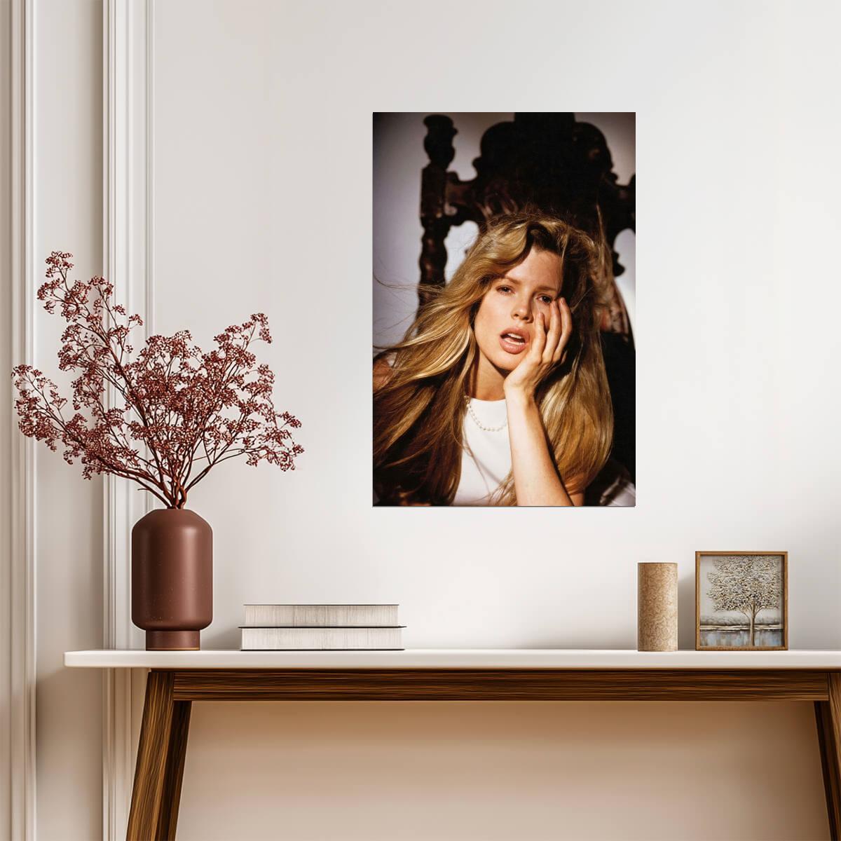 Kim Basinger Portrait Poster | Actress Wall Art Print - Celebrities Poster