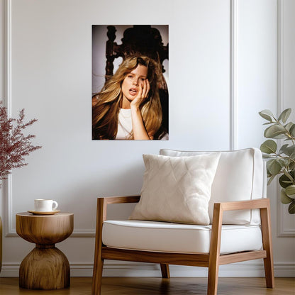 Kim Basinger Portrait Poster | Actress Wall Art Print - Celebrities Poster
