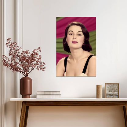Silvana Mangano Portrait Poster | Actress Wall Art Print - Celebrities Poster