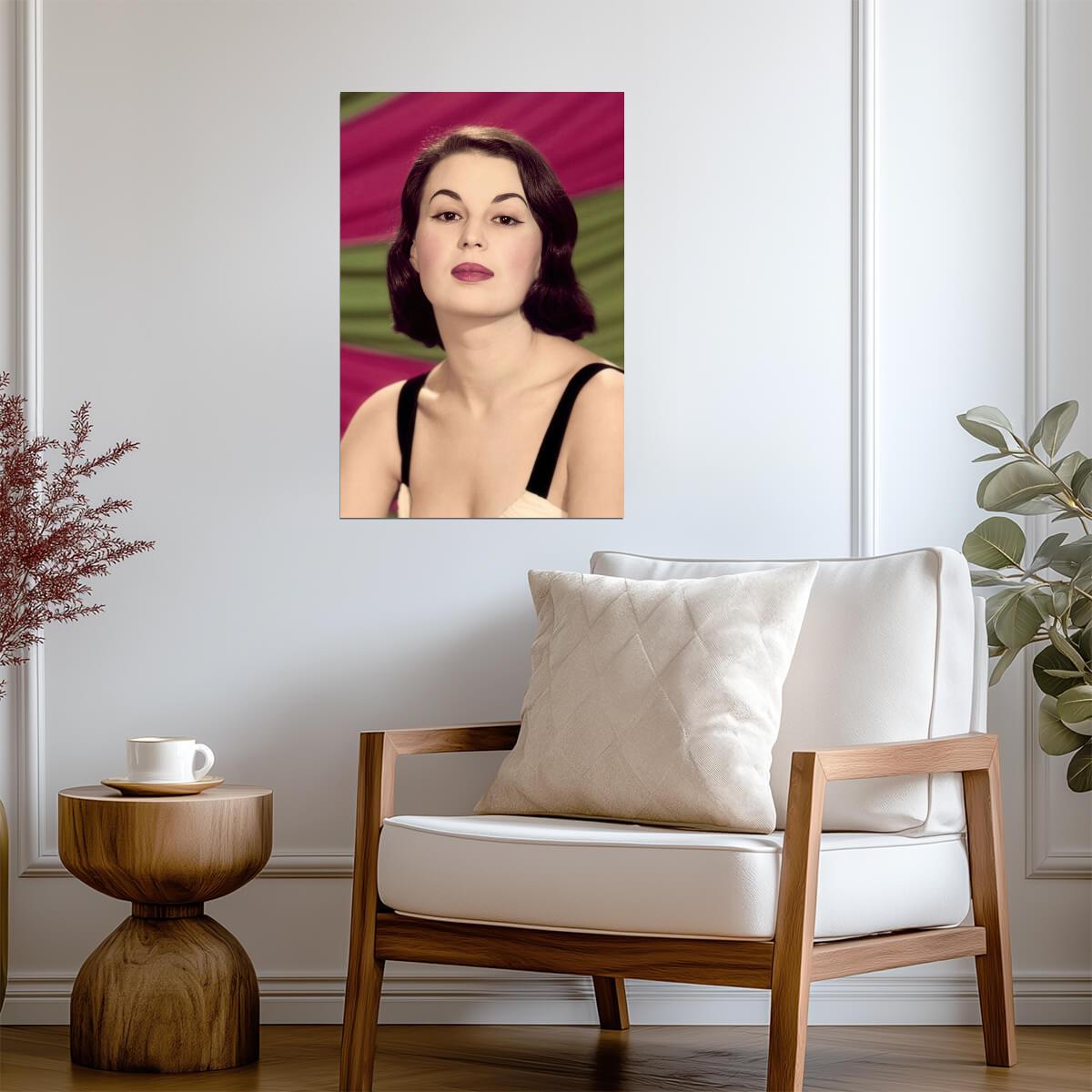 Silvana Mangano Portrait Poster | Actress Wall Art Print - Celebrities Poster