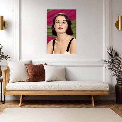 Silvana Mangano Portrait Poster | Actress Wall Art Print - Celebrities Poster