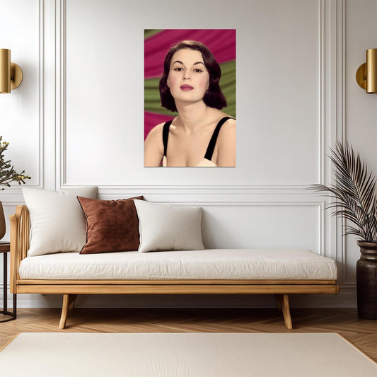 Silvana Mangano Portrait Poster | Actress Wall Art Print - Celebrities Poster