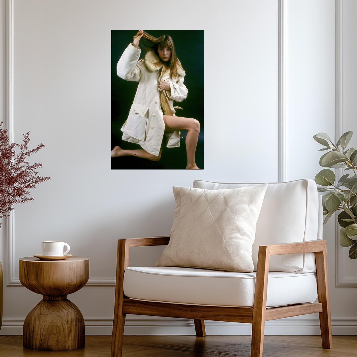 Jane Birkin Fashion Photoshoot Poster | Actress Wall Art Print - Celebrities Poster