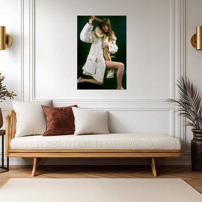 Jane Birkin Fashion Photoshoot Poster | Actress Wall Art Print - Celebrities Poster