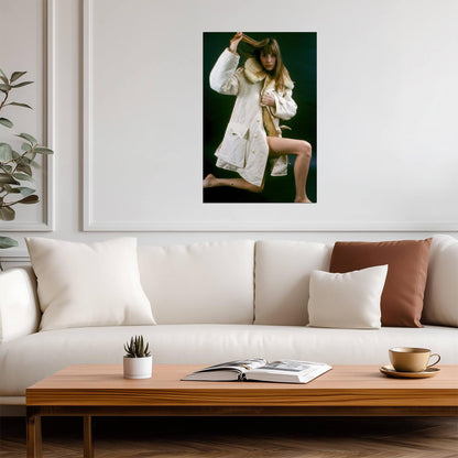 Jane Birkin Fashion Photoshoot Poster | Actress Wall Art Print - Celebrities Poster