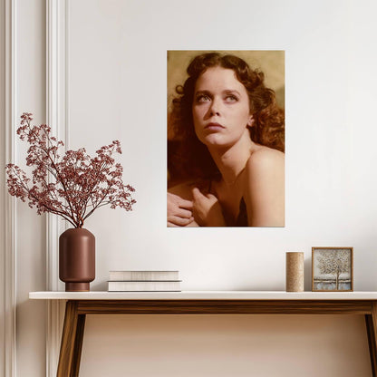 Sylvia Kristel Portrait Poster | Actress Photo Print - Celebrities Poster