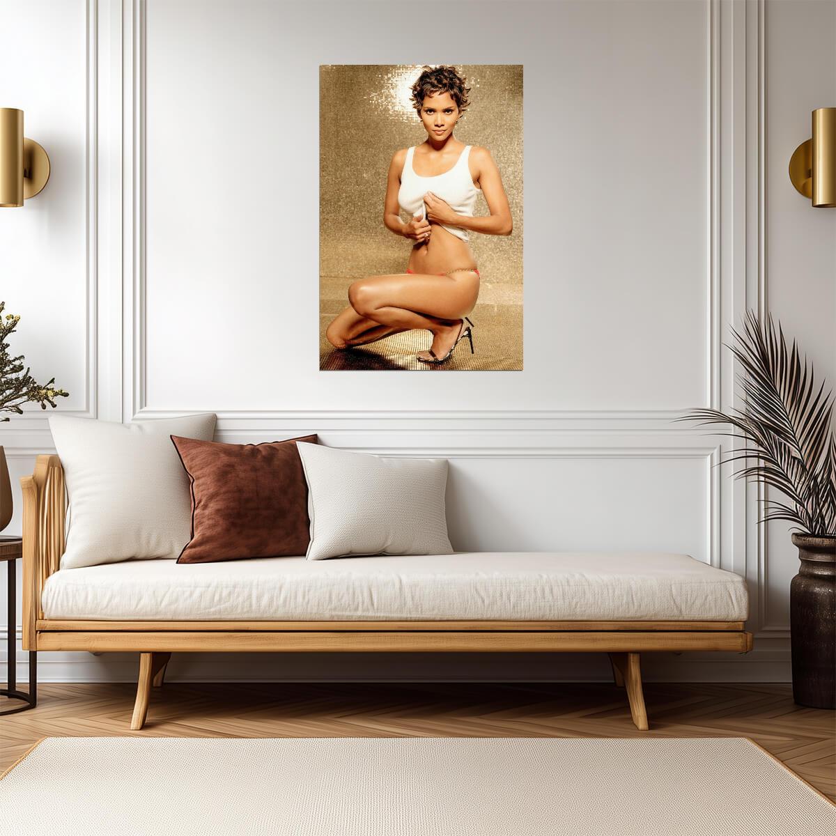 Halle Berry 2000s Poster | Sexy Actress Wall Art Print - Celebrities Poster