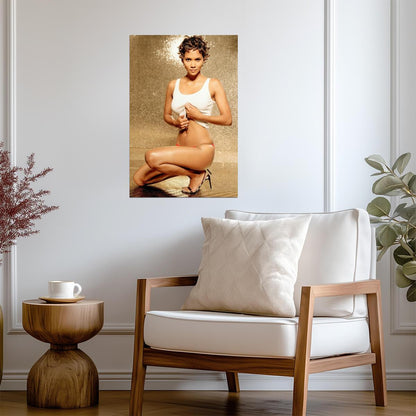 Halle Berry 2000s Poster | Sexy Actress Wall Art Print - Celebrities Poster