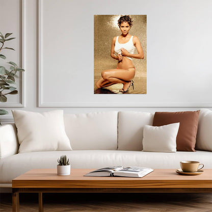 Halle Berry 2000s Poster | Sexy Actress Wall Art Print - Celebrities Poster