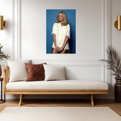 Michelle Pfeiffer in Light Shirt Poster | Vintage Wall Art Print - Celebrities Poster