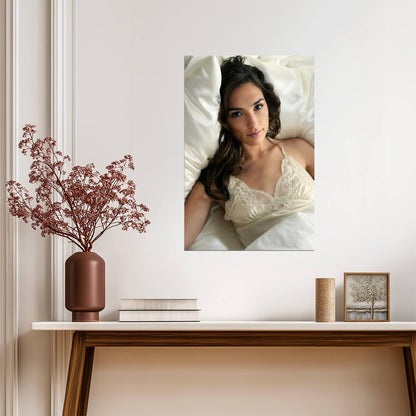 Gal Gadot in Lace Outfit Poster | Actress Wall Art Print - Celebrities Poster
