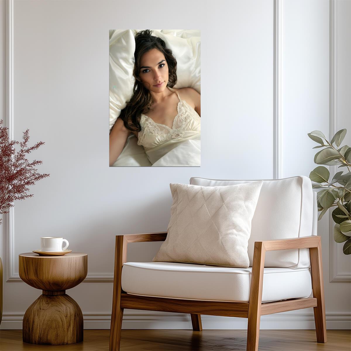 Gal Gadot in Lace Outfit Poster | Actress Wall Art Print - Celebrities Poster