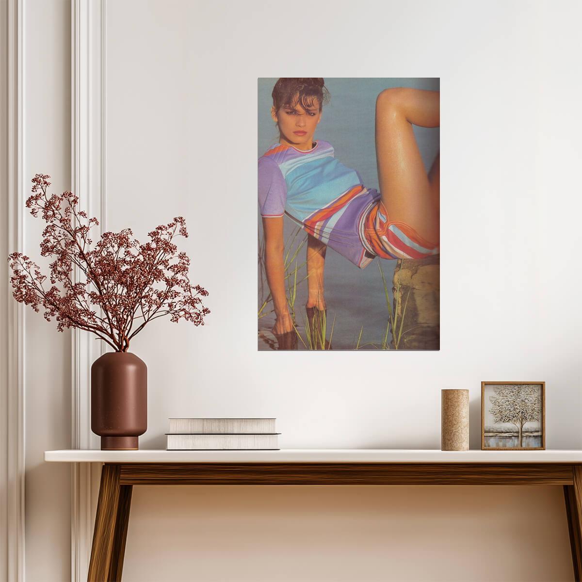 Brooke Shields Magazine Poster | Vintage Wall Art Print - Celebrities Poster