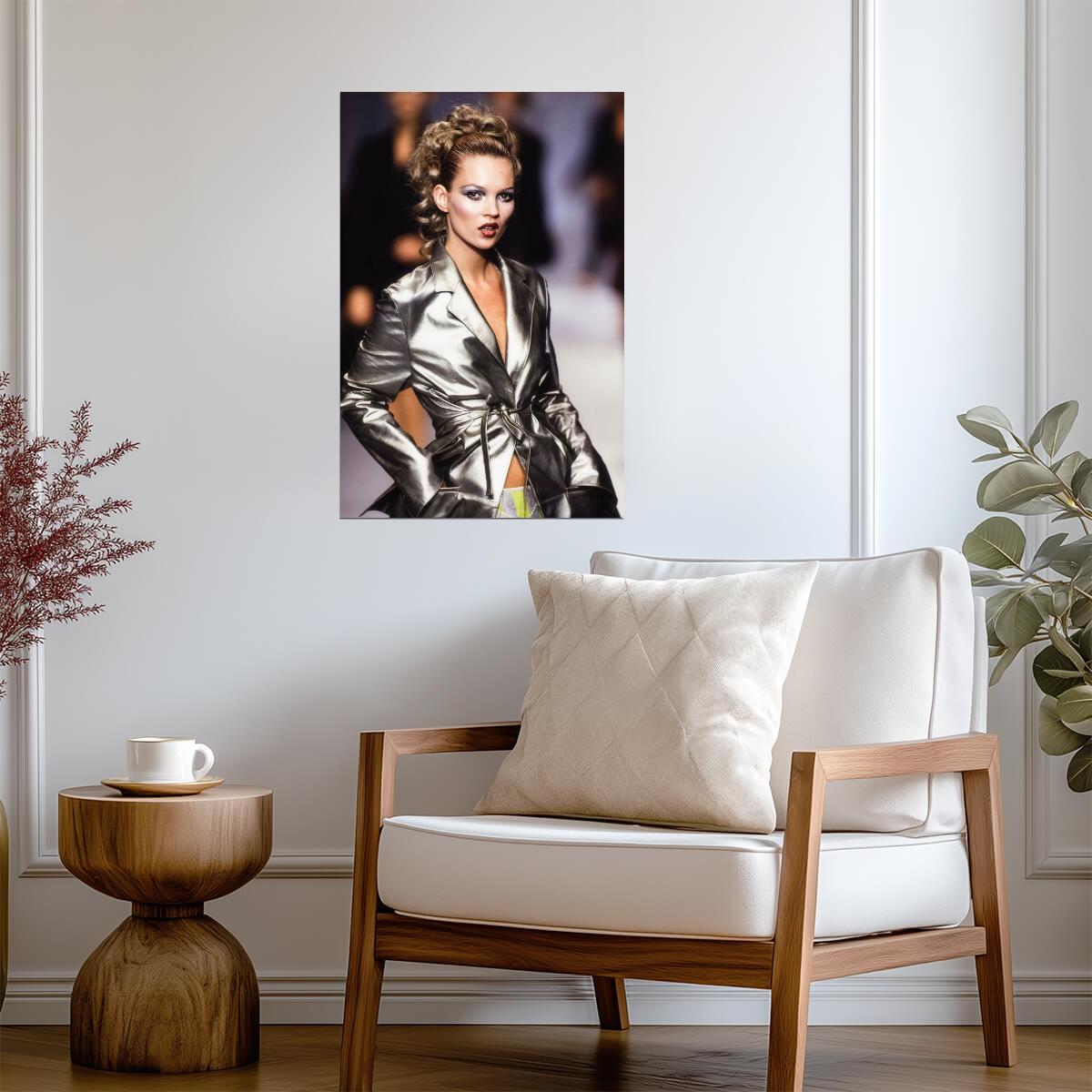 Kate Moss 1990s Runway Poster | Model Wall Art Print - Celebrities Poster