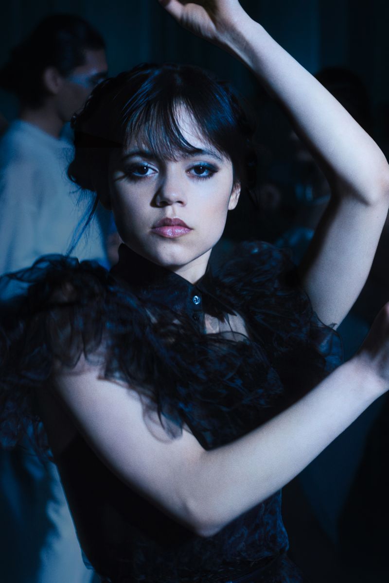 Jenna Ortega Gothic Dance Poster | Actress Wall Art Print - Celebrities Poster