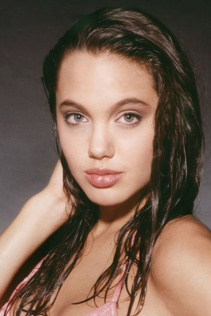 Angelina Jolie Wet Hair Poster | Actress Wall Art Print - Celebrities Poster