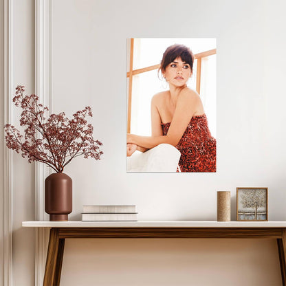 Penelope Cruz Portrait Poster | Actress Wall Art Print - Celebrities Poster