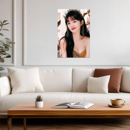 Tian Xi Wei Fantasy Portrait Poster | Actress Wall Art Print - Celebrities Poster