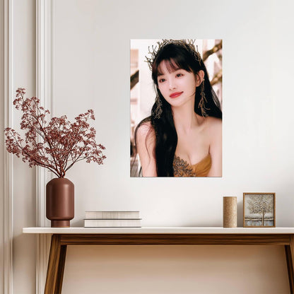 Tian Xi Wei Fantasy Portrait Poster | Actress Wall Art Print - Celebrities Poster