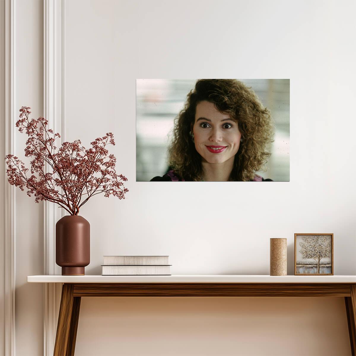 Geena Davis Young Portrait Poster | Actress Wall Art Print - Celebrities Poster