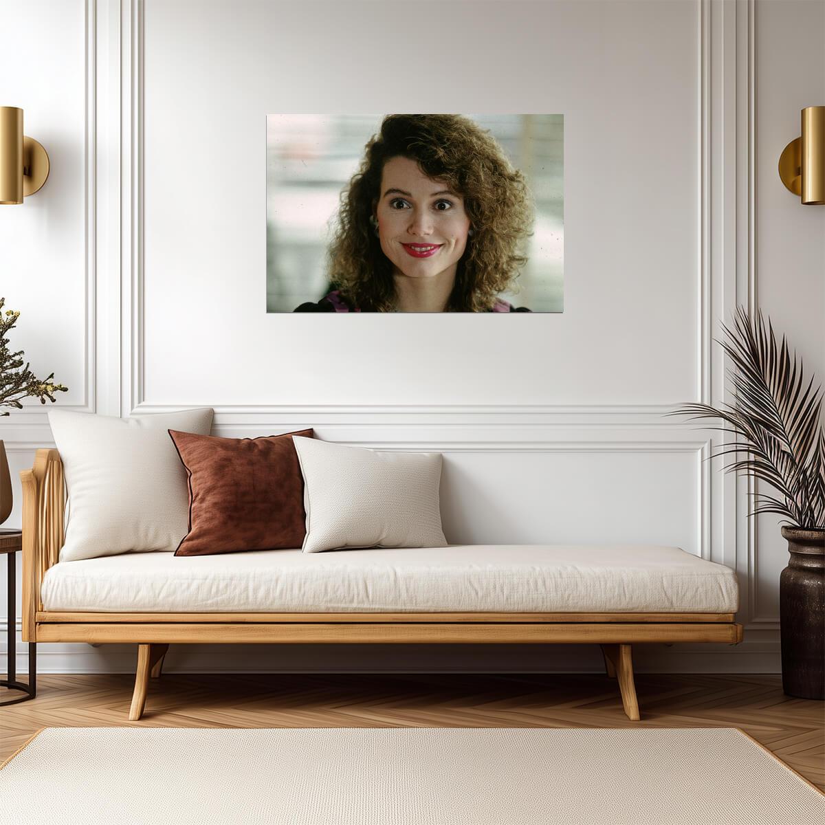 Geena Davis Young Portrait Poster | Actress Wall Art Print - Celebrities Poster