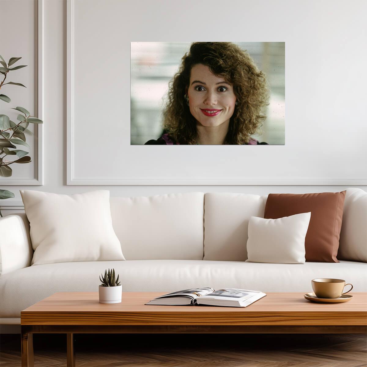 Geena Davis Young Portrait Poster | Actress Wall Art Print - Celebrities Poster