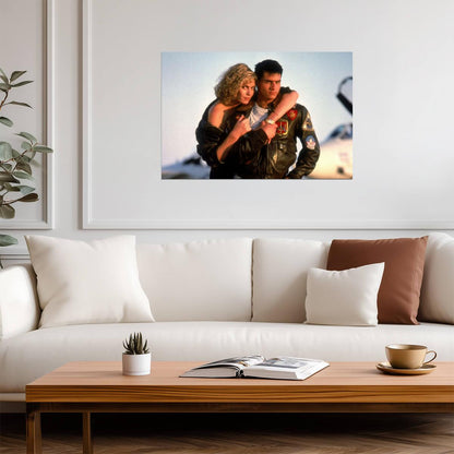 Kelly Mcgillis with Tom Cruise Poster | 80s Movie Wall Art Print - Celebrities Poster