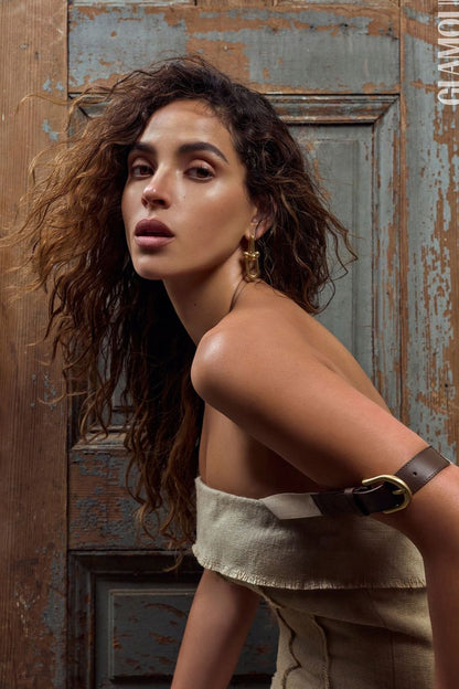 Adria Arjona Portrait Poster | Actress Wall Art Print - Celebrities Poster