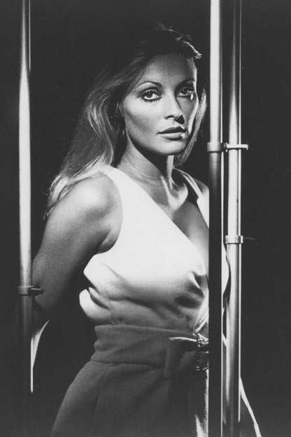 Sharon Tate Black and White Portrait Poster | Actress Photo Print - Celebrities Poster