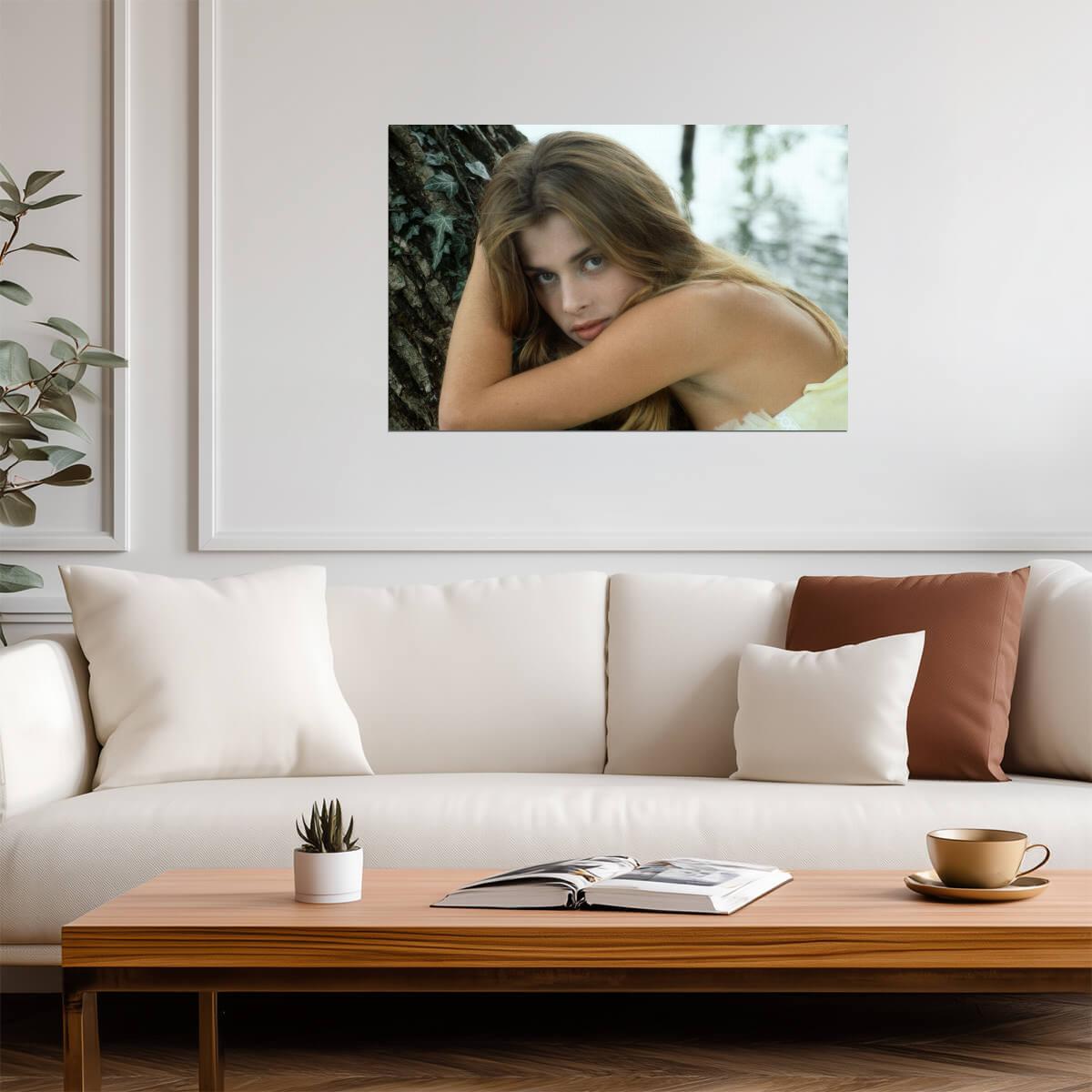 Nastassja Kinski Young Portrait Poster | Actress Wall Art Print - Celebrities Poster