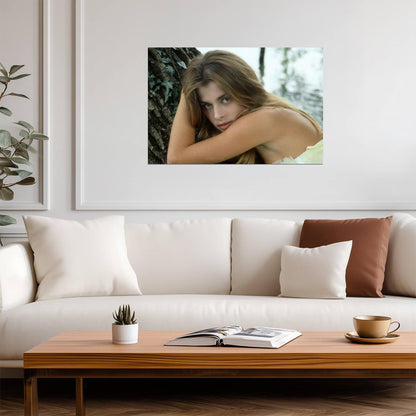 Nastassja Kinski Young Portrait Poster | Actress Wall Art Print - Celebrities Poster