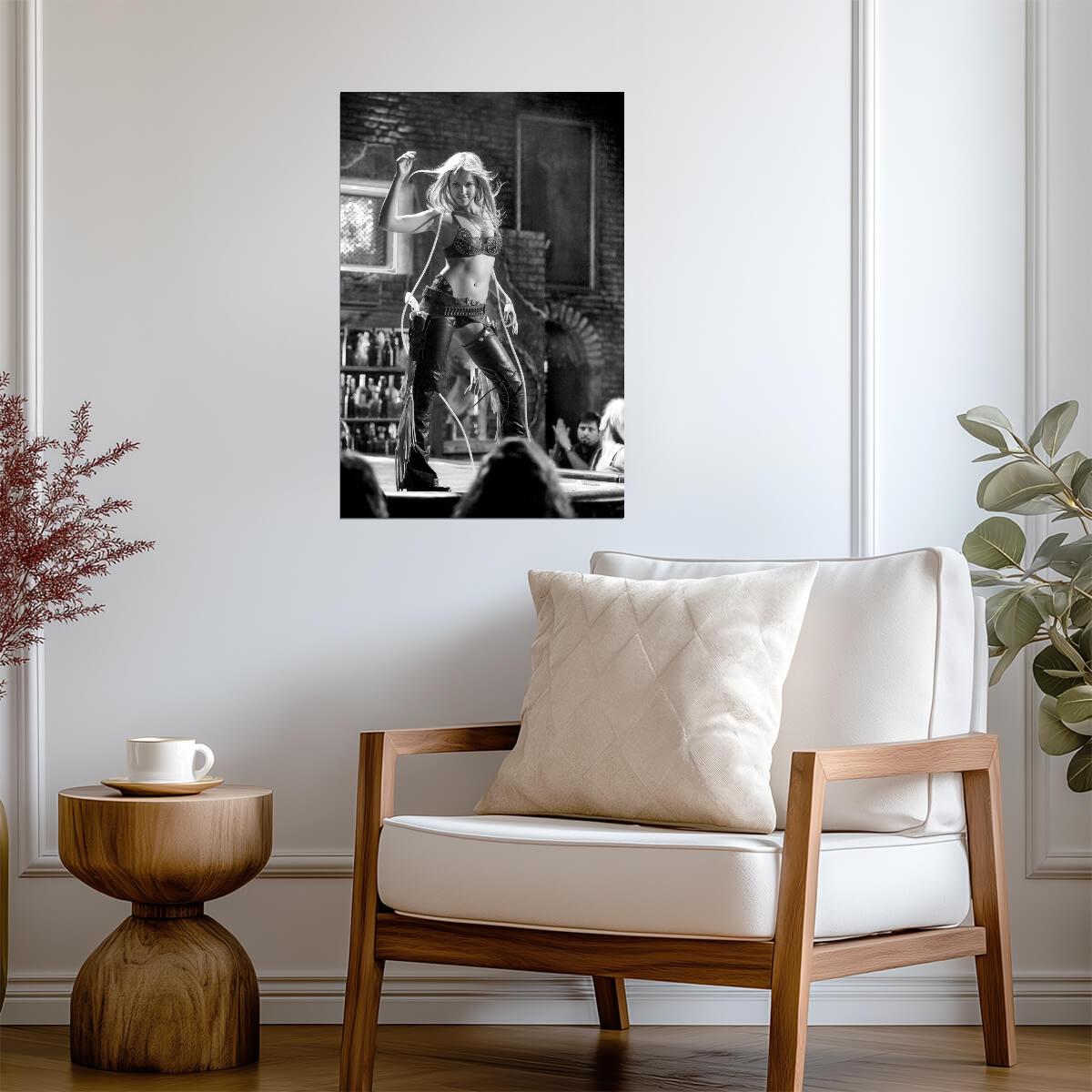 Jessica Alba Stage Poster | Sin City 2005 Movie Wall Art Print - Celebrities Poster
