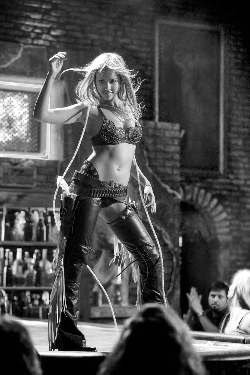 Jessica Alba Stage Poster | Sin City 2005 Movie Wall Art Print - Celebrities Poster