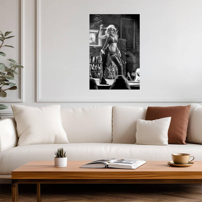 Jessica Alba Stage Poster | Sin City 2005 Movie Wall Art Print - Celebrities Poster