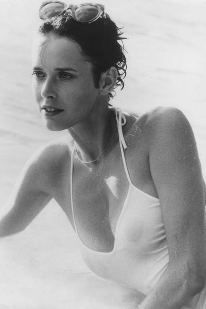 Sylvia Kristel in Wet Sheer Dress Poster | Sexy Actress Wall Art Print - Celebrities Poster