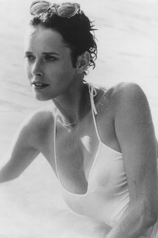 Sylvia Kristel in Wet Sheer Dress Poster | Sexy Actress Wall Art Print - Celebrities Poster