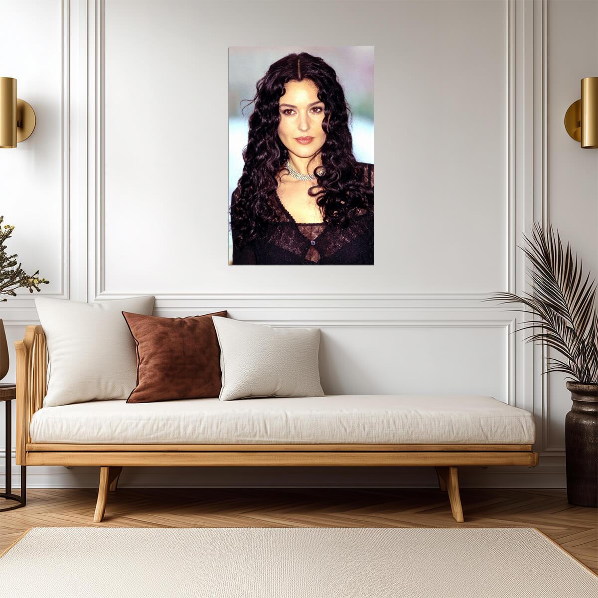 Monica Bellucci Red Carpet Poster | 2000 Vintage Wall Art Print - Celebrities Poster