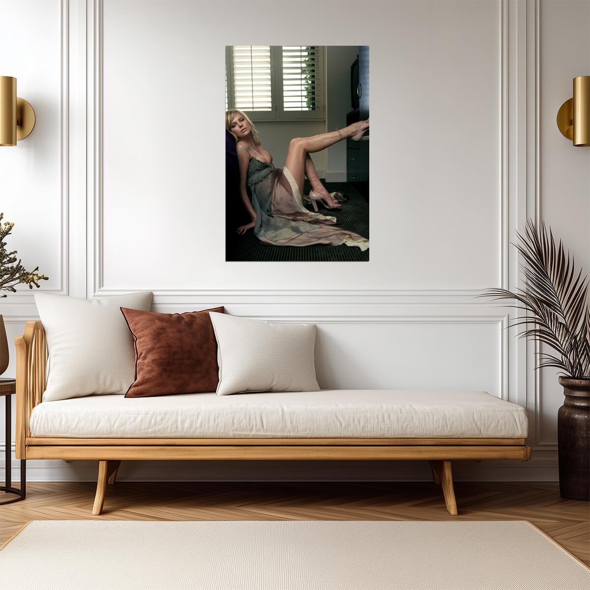 Charlize Theron Sexy Legs Photoshoot Poster | Actress Wall Art Print - Celebrities Poster