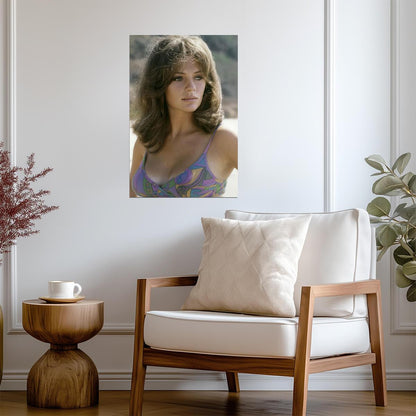 Jacqueline Bisset Portrait Poster | Actress Wall Art Print - Celebrities Poster